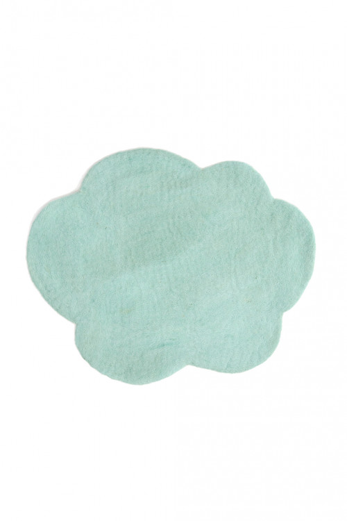 pinboard nuage jade en feutre et bambou