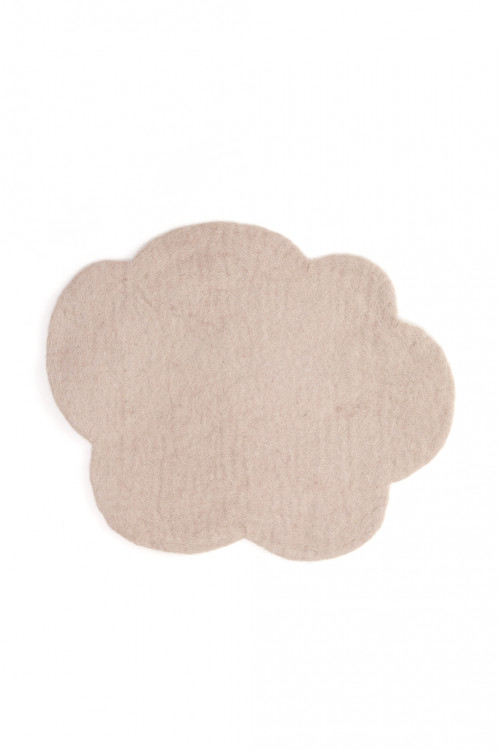 pinboard nuage sable en feutre et bambou
