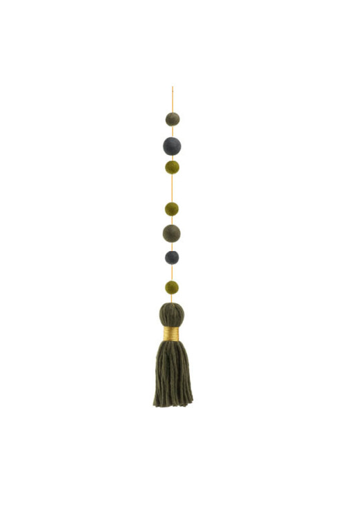 PEARLS & POMPOM HANGING - Bazaar