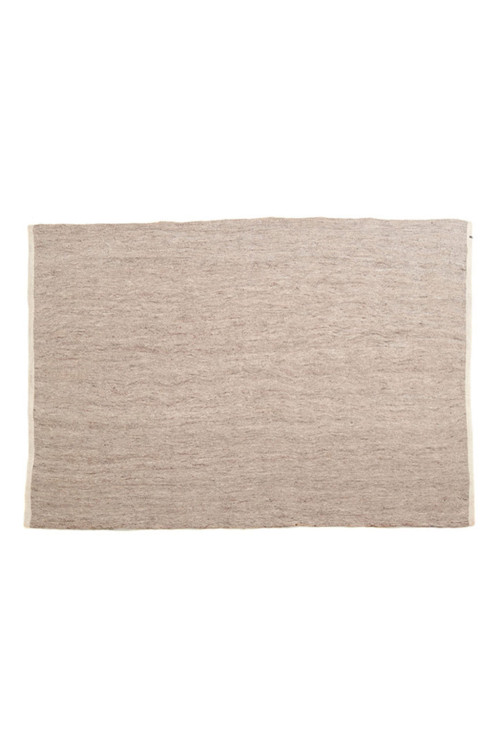 PASTILLE EN FEUTRE NATUREL SET DE TABLE TAPIS SOL COUSSIN