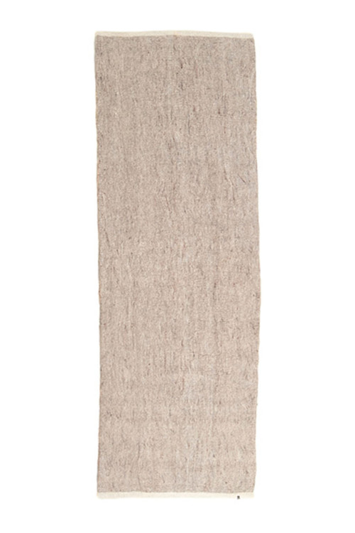 Tapis sima long naturel - pierre clair en feutre