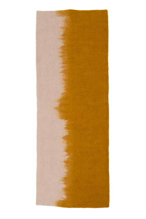 tapis brush long sable or en feutre