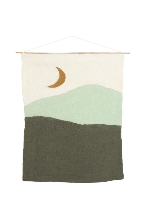 tenture murale landscape midnight en feutre