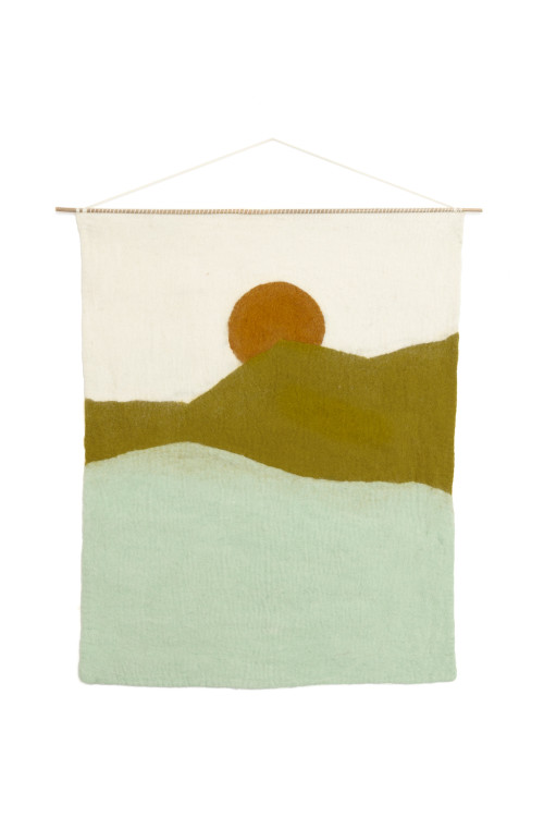 tenture murale landscape morning en feutre