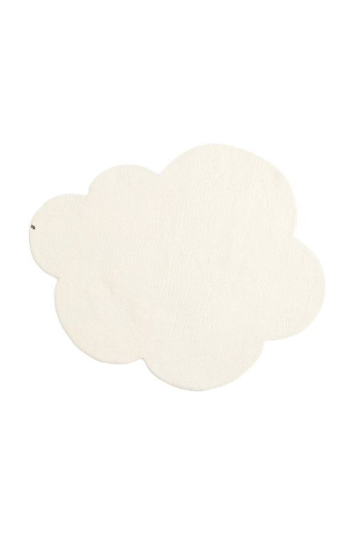 Natural felt cloud rug