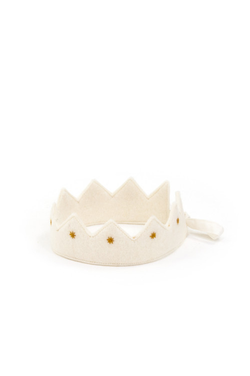 Couronne en feutre naturel taille S