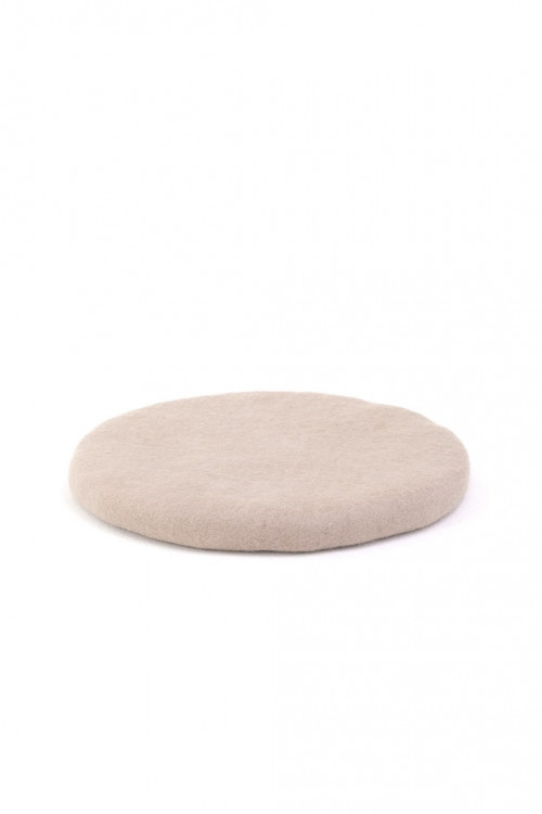 chakati round sable felt cushion