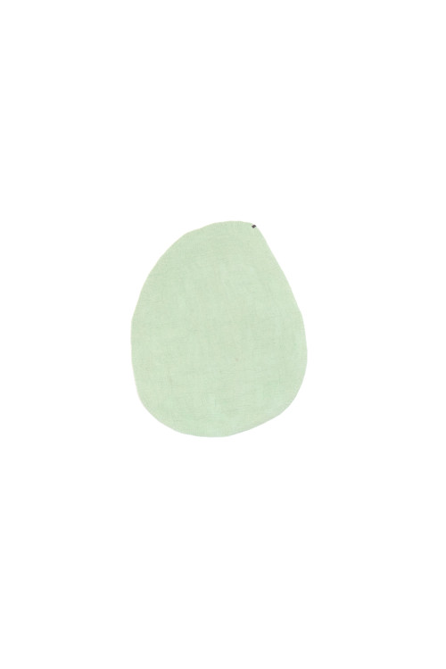 Organischer Filzteppich Pebble S mintgrün