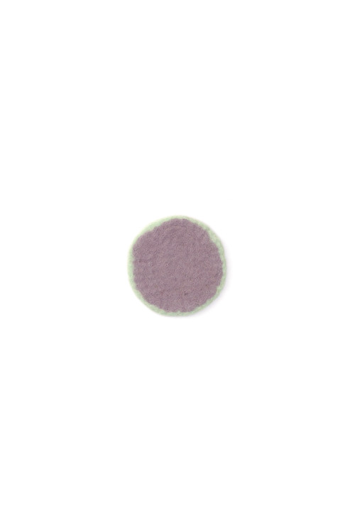 pastille bicolore xs menthe iris en feutre
