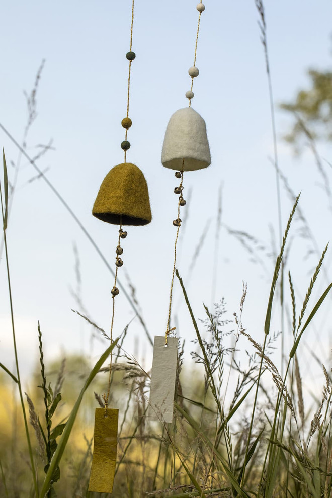 Ensemble De 3 Cloches Dorées Rustiques Suspendues - Décoration Noël Vintage Pour Arbre, Porte, Cheminée - Avec Corde Naturelle, En Fer
