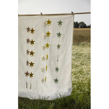 Guirlande D'étoiles En Papier Réfléchissantes à Suspendre Pour