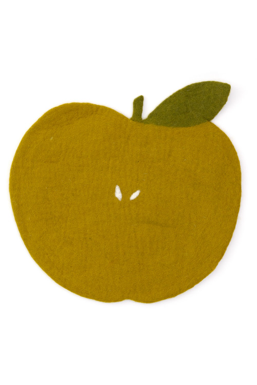 pastille pomme m pistache en feutre