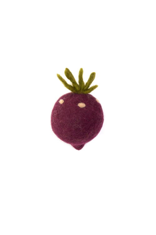 beetroot in felt