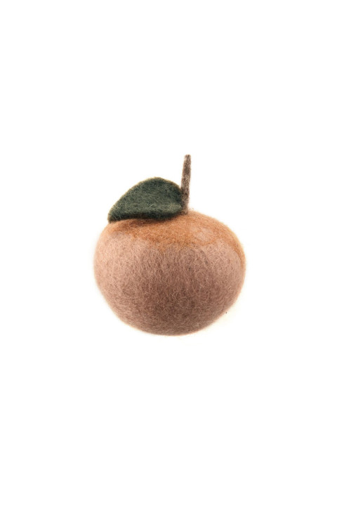 peach in felt