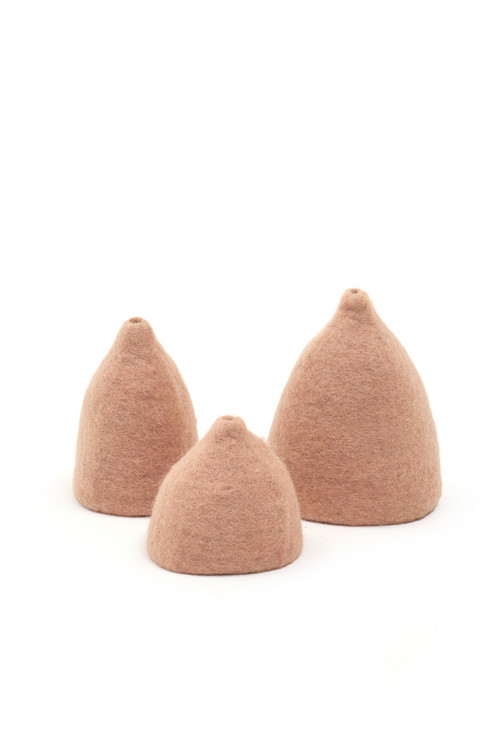 SET 3 CACHE-VASES CLOCHETTES