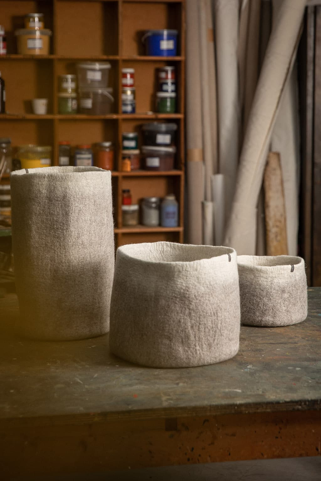 RANGEMENT CALEBASSE BICOLORE