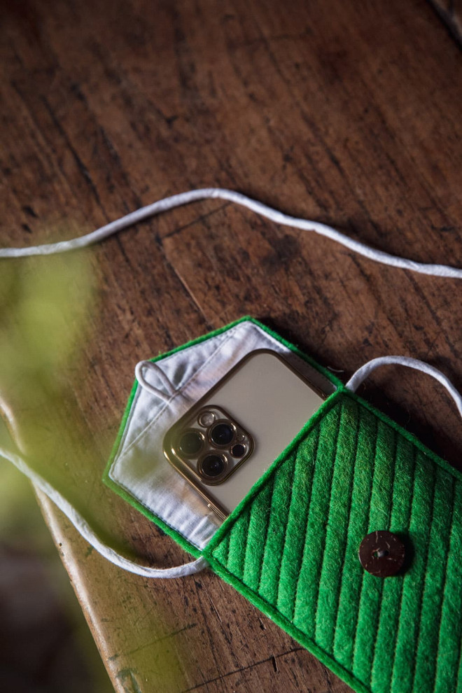 PHONE POUCH WITH STRAP