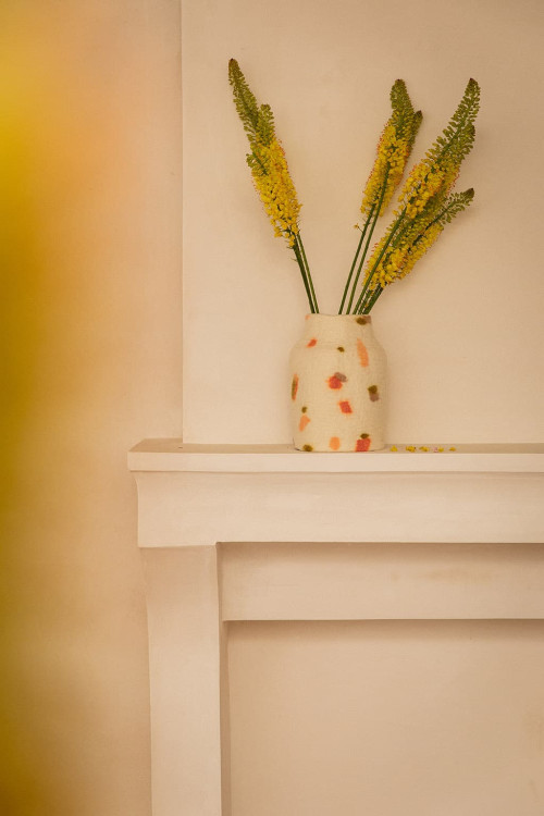 POTTERY VASE COVER - GRANITO