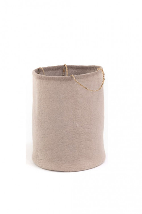 BASKET WITH HANDLES AND BORDER