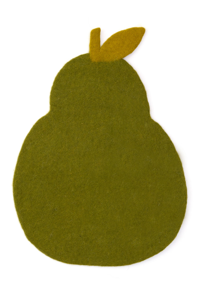 pastille M poire en feutre