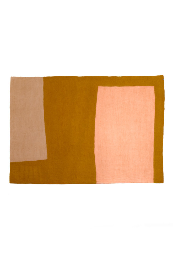 COLOR BLOCK TEPPICH -...