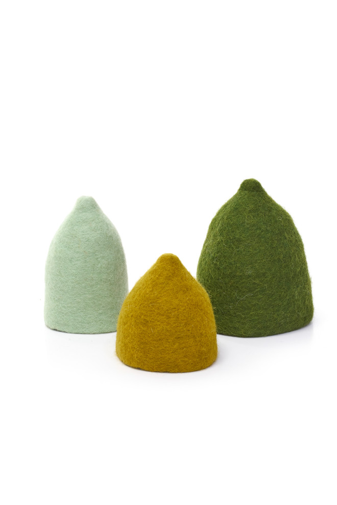 SET 3 CACHE-VASES...