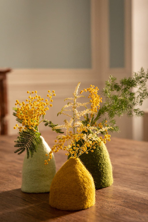 SET 3 CACHE-VASES CLOCHETTES - Dernière chance