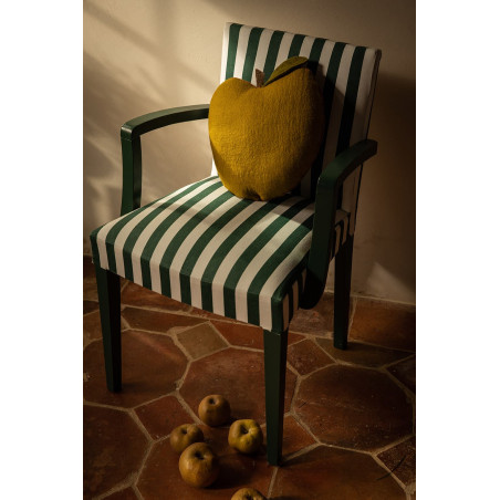 Wool felt apple cushion