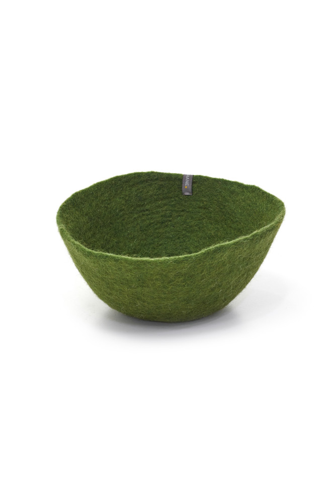 Petite corbeille écru de rangement pour les petits éléments