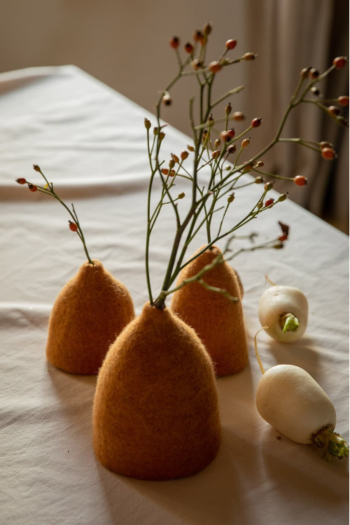 SET 3 CACHE-VASES CLOCHETTES
