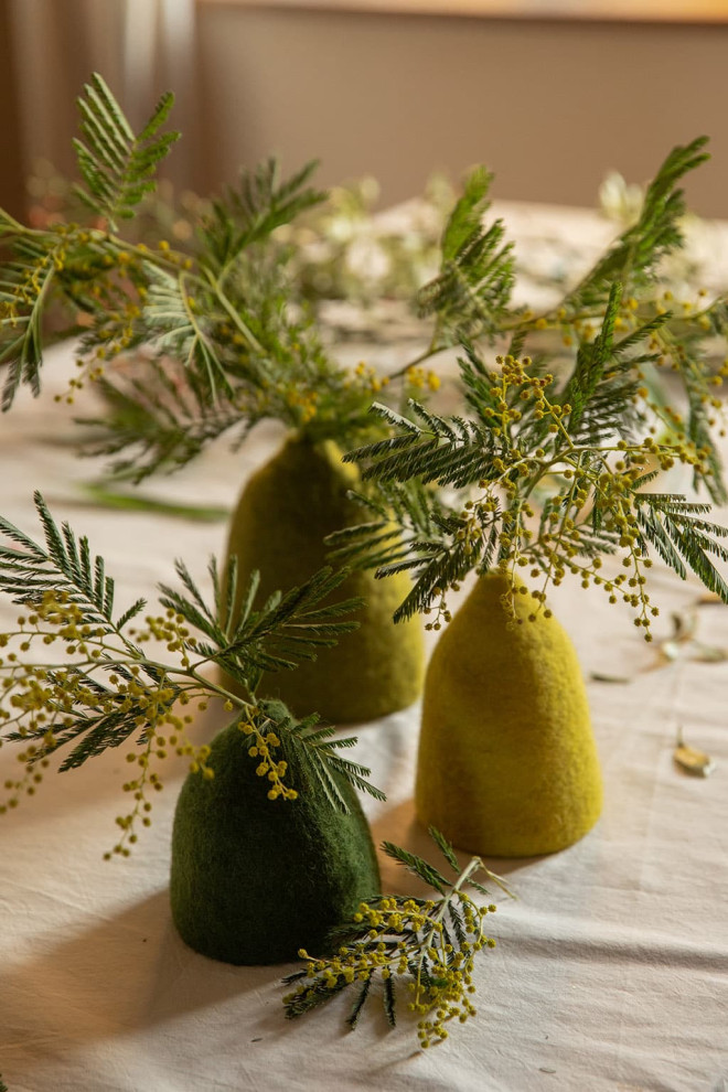 SET 3 CACHE-VASES CLOCHETTES