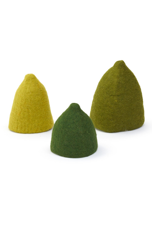 SET 3 CACHE-VASES CLOCHETTES