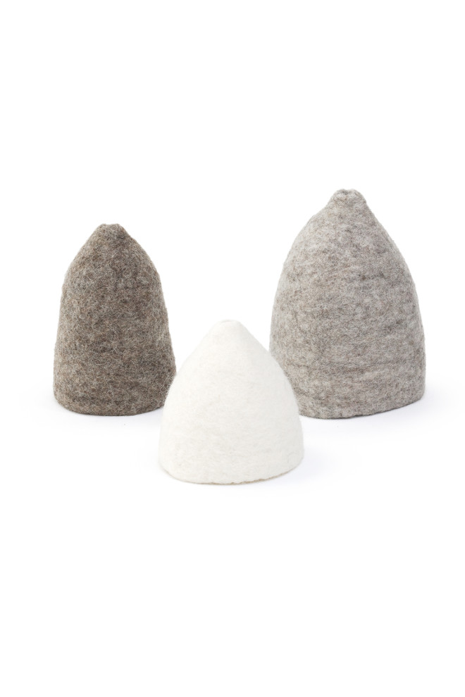 SET 3 CACHE-VASES CLOCHETTES