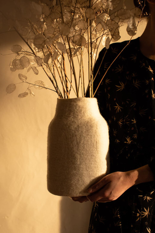 POTTERY VASE COVER