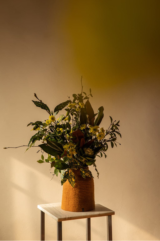 POTTERY VASE COVER