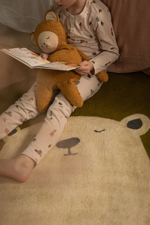 Tapis ours en feutre pour enfant Tapis ours en feutre pour enfant