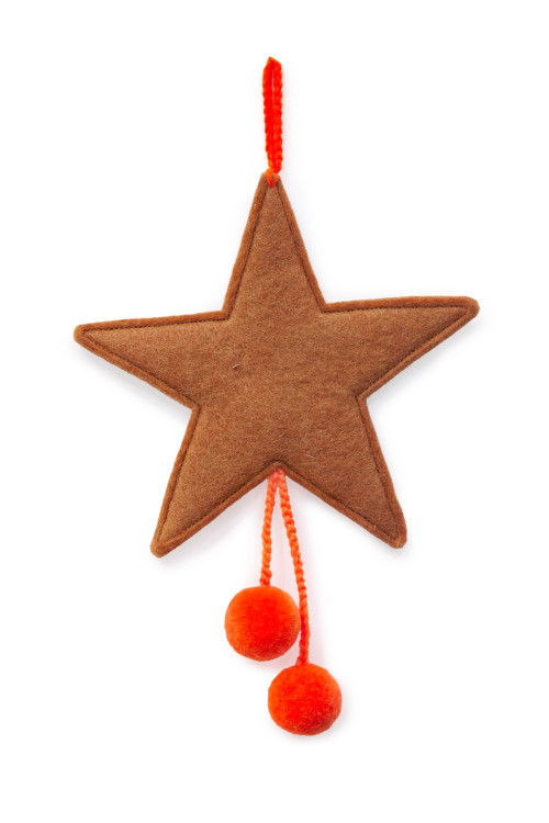 POMPOMS STAR HANGING