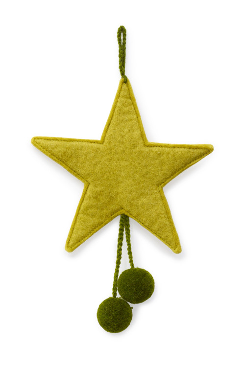 POMPOMS STAR HANGING