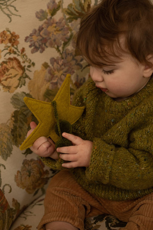 POMPOMS STAR HANGING