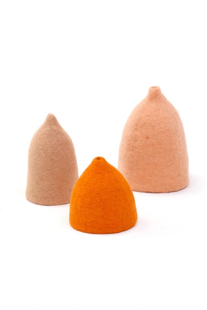 SET 3 CACHE-VASES...