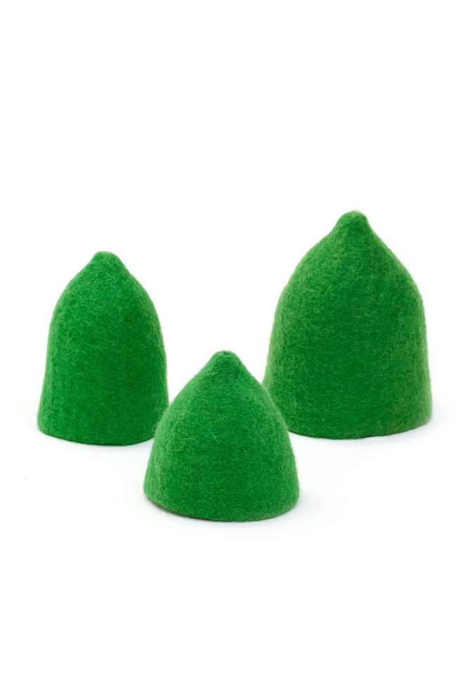 SET MIT 3 GLÖCKCHEN VASEN -...