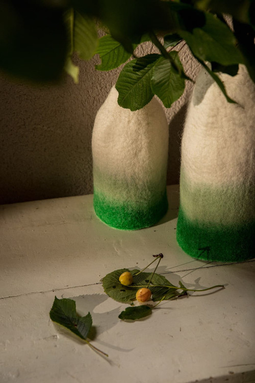 CACHE-VASE CLOCHE FUSION - Dernière Chance