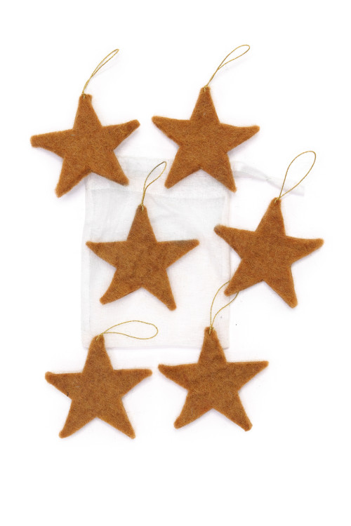 SET OF 6 HANGING STARS