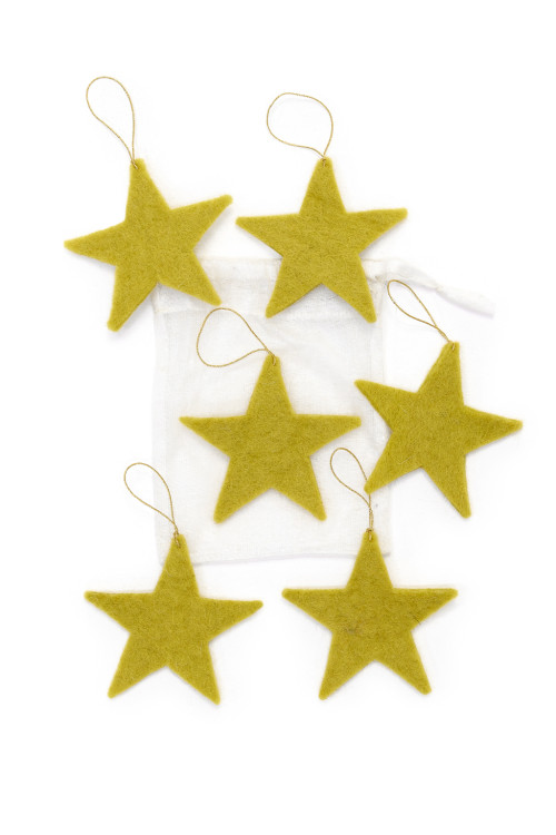 SET DE 6 ÉTOILES DE FÊTE