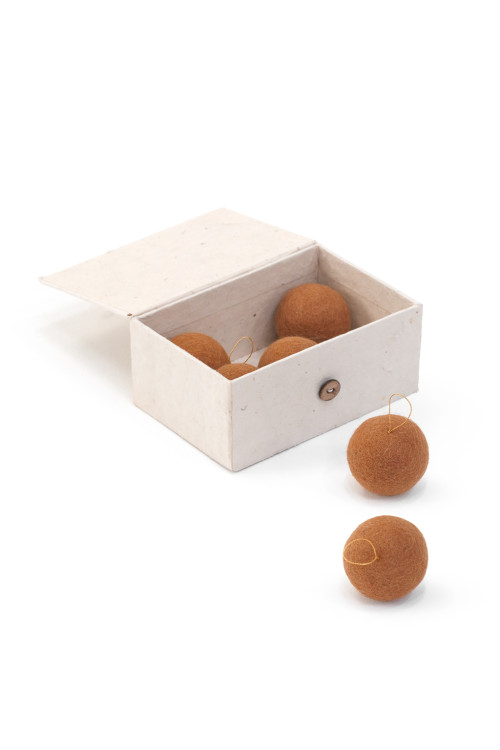 COFFRET DE 6 BOULES DE NOËL