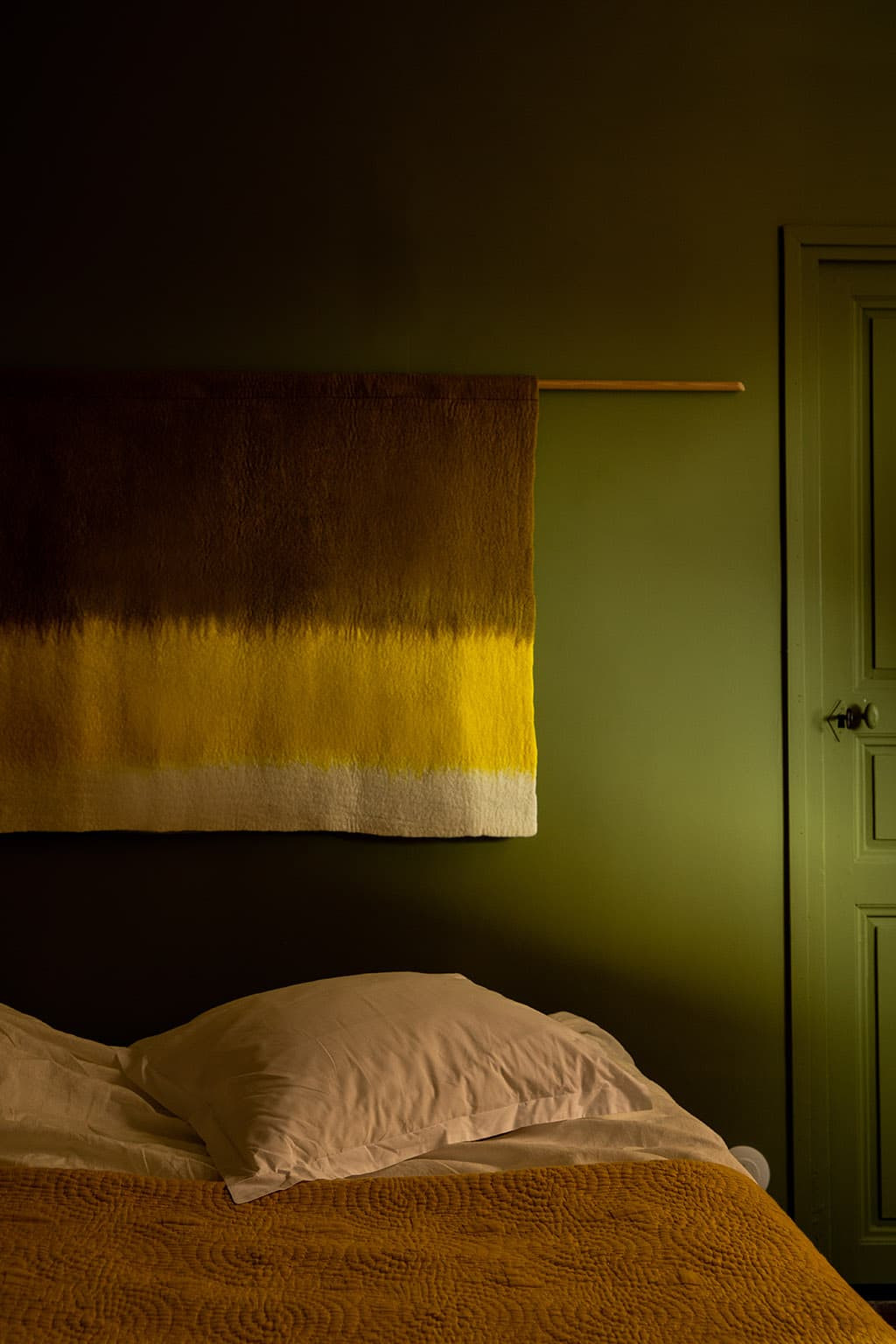 LARGE BRUSH WALL HANGING