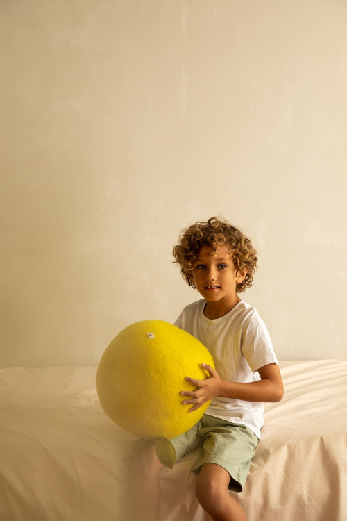 POUF CITRON