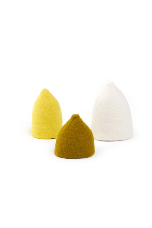 SET MIT 3 GLÖCKCHEN VASEN