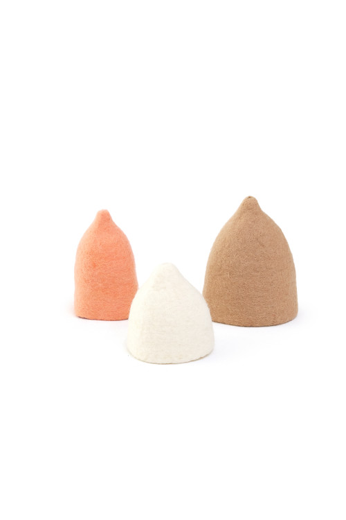 SET 3 CACHE-VASES CLOCHETTES