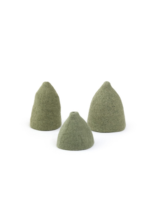 SET 3 CACHE-VASES CLOCHETTES